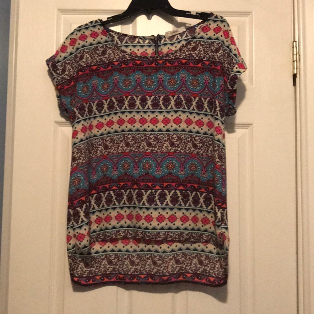Zipper Back Top